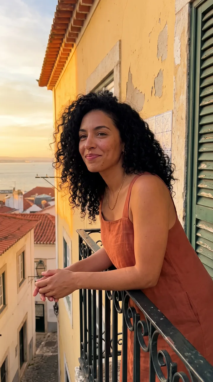 Ines, AI-generated character master portrait