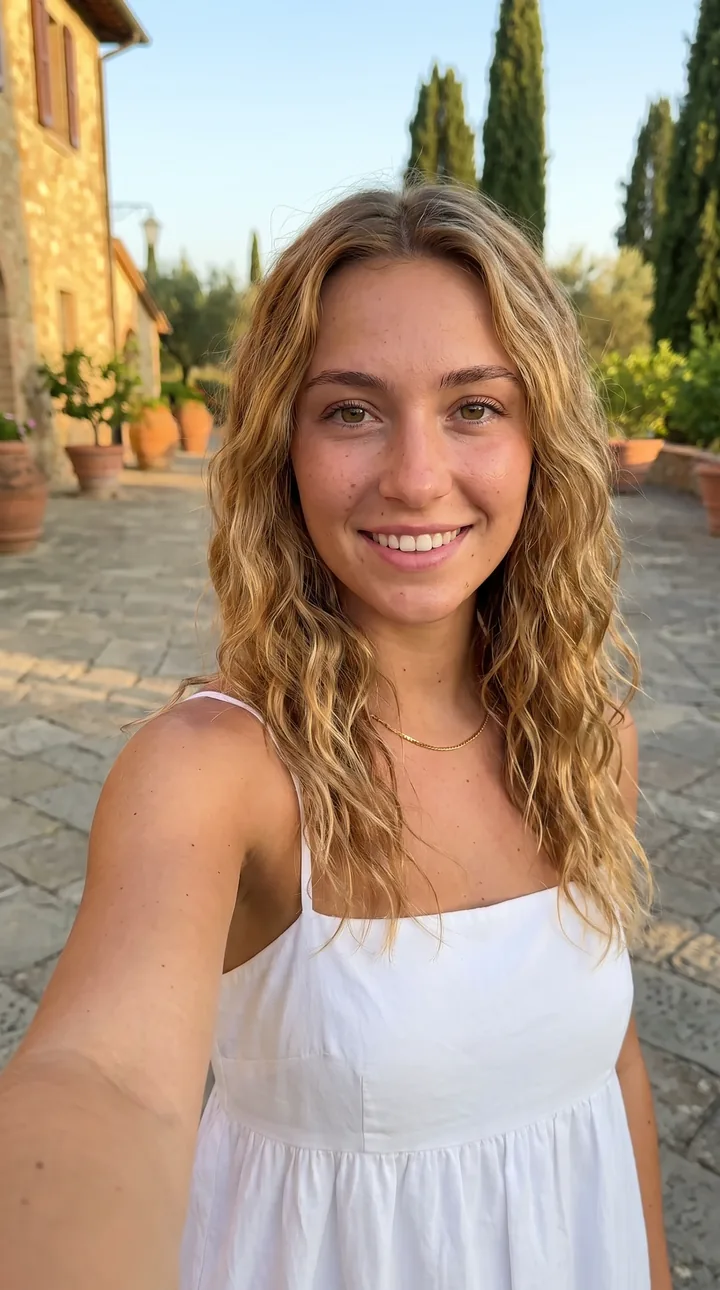 Sofia, AI-generated character master portrait